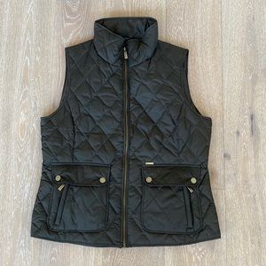 MICHAEL Michael Kors Olive Green Quilted Vest. Size Large. Worn 3x.